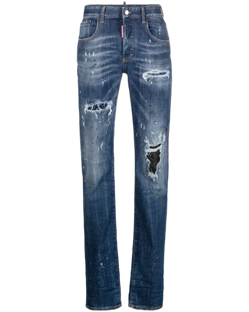 Dsquared2 Distressed-Jeans - Blau Blau