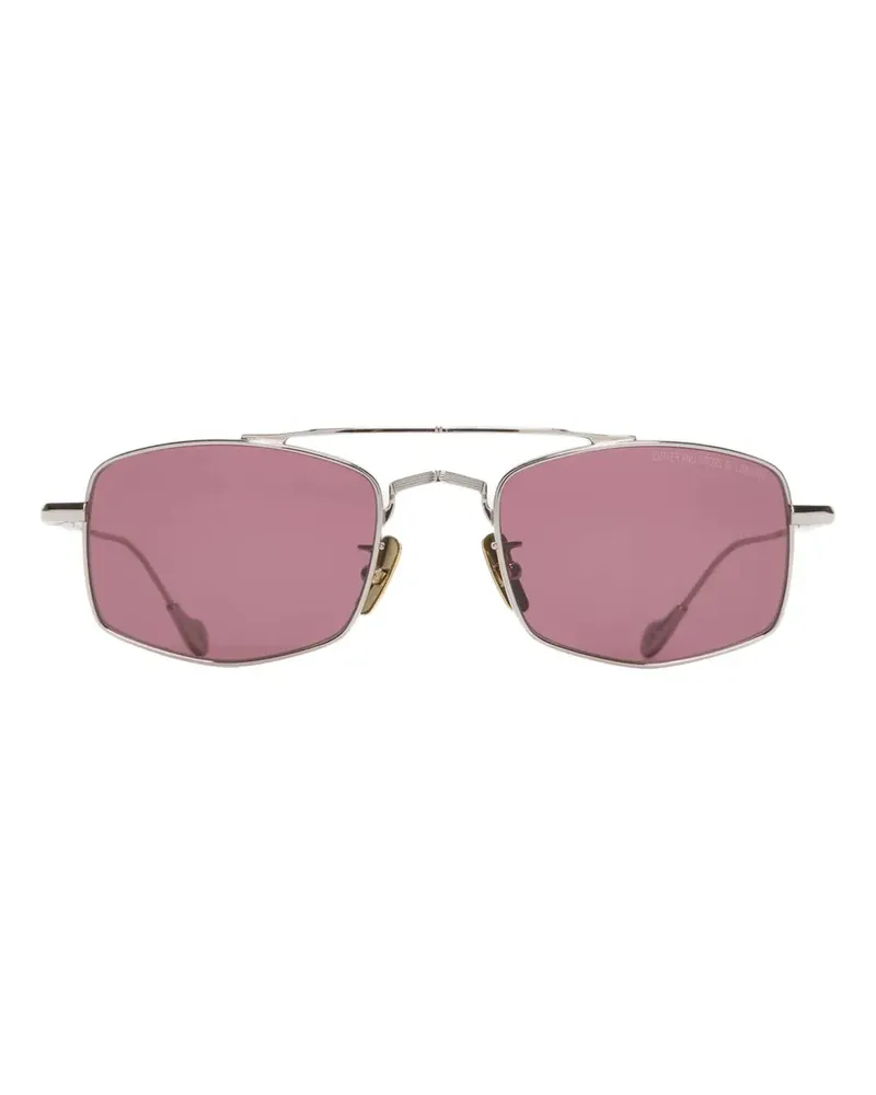 Cutler and Gross Sonnenbrille mit eckigem Gestell - Grau Grau