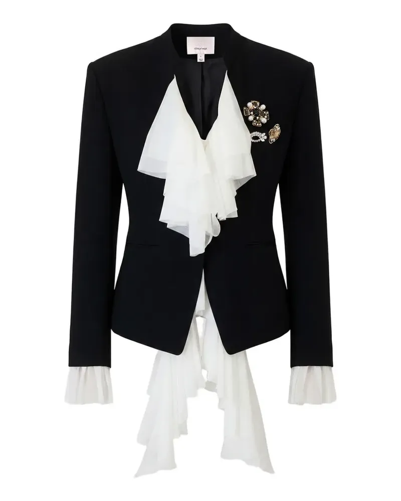 Cinq à Sept Maren Blazer mit Brosche - Schwarz Schwarz