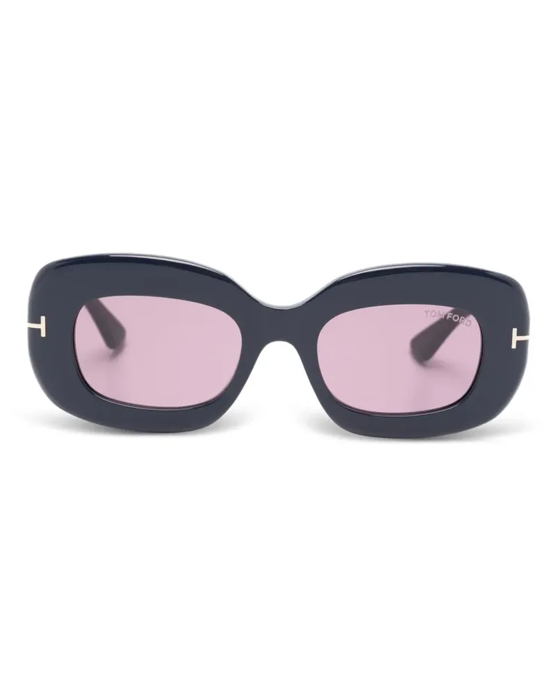 Tom Ford geometric frame sunglasses - Blau Blau