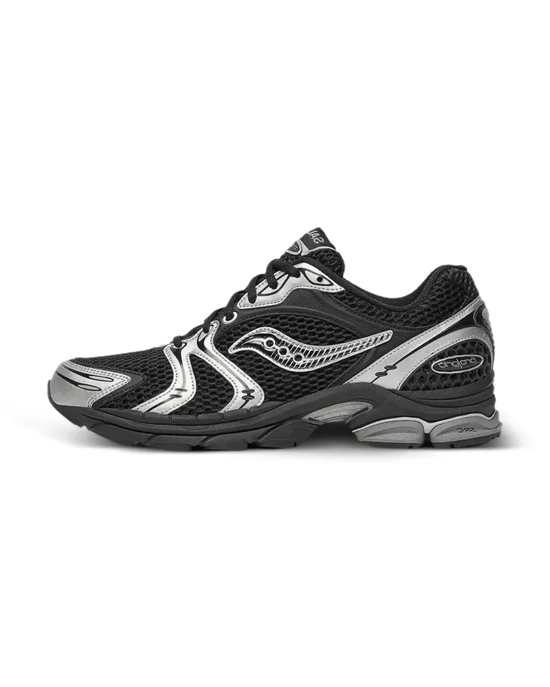 Saucony ProGrid Triumph 4 silver panelled sneakers - Schwarz Schwarz