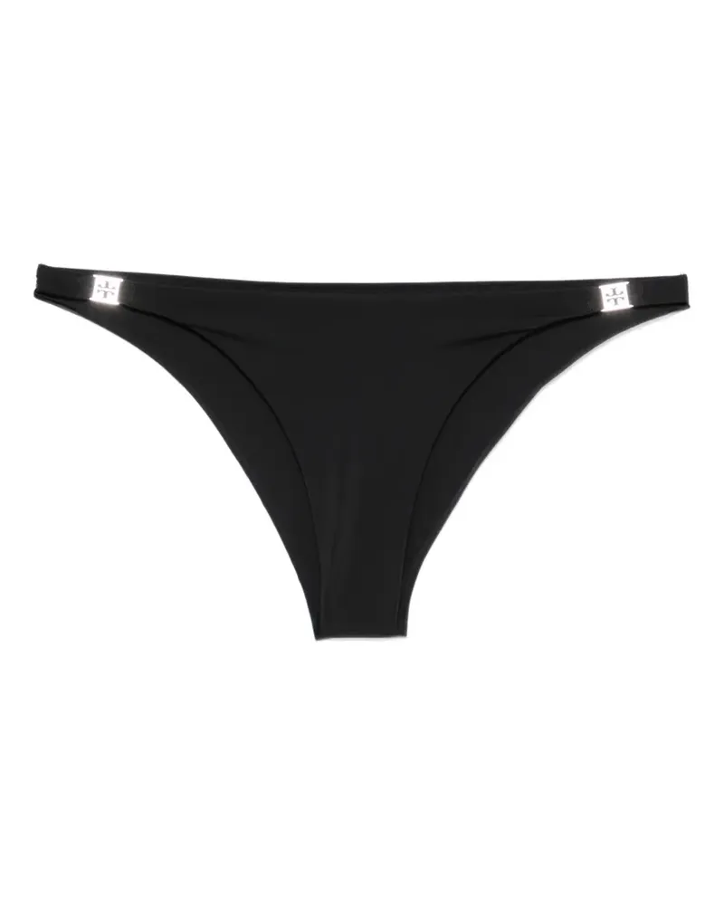 Tory Burch logo-plaque bikini bottoms - Schwarz Schwarz