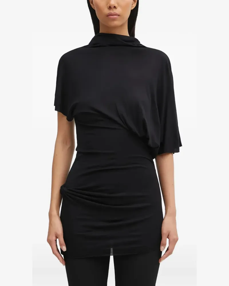 Rick Owens Lilies Lilith short-sleeve top - Schwarz Schwarz