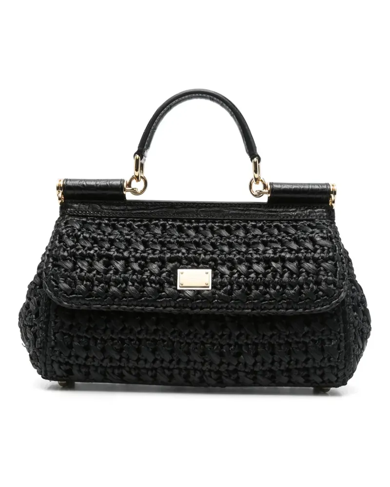 Dolce & Gabbana Elongated Sicily Tote Bag - Schwarz Schwarz