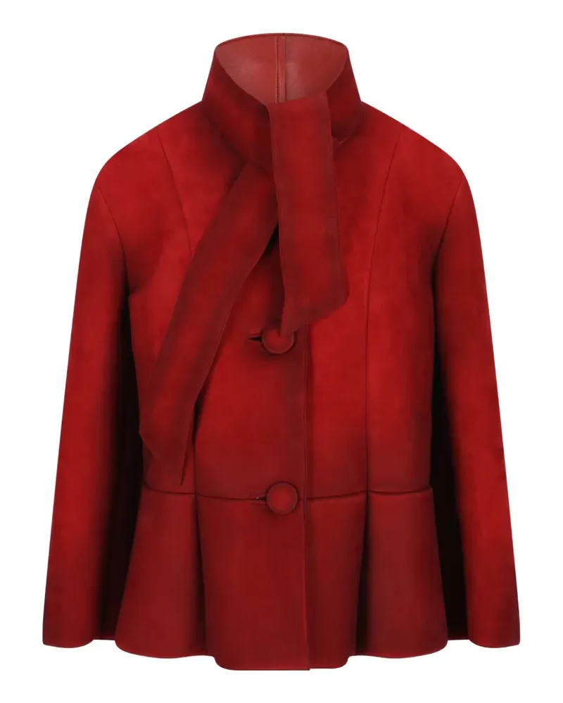 Prada suede jacket - Rot Rot