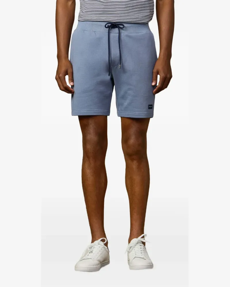 Hackett Badeshorts mit Logo-Patch - Blau Blau