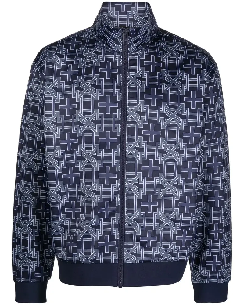 ksubi Sportjacke mit Monogramm - Blau Blau