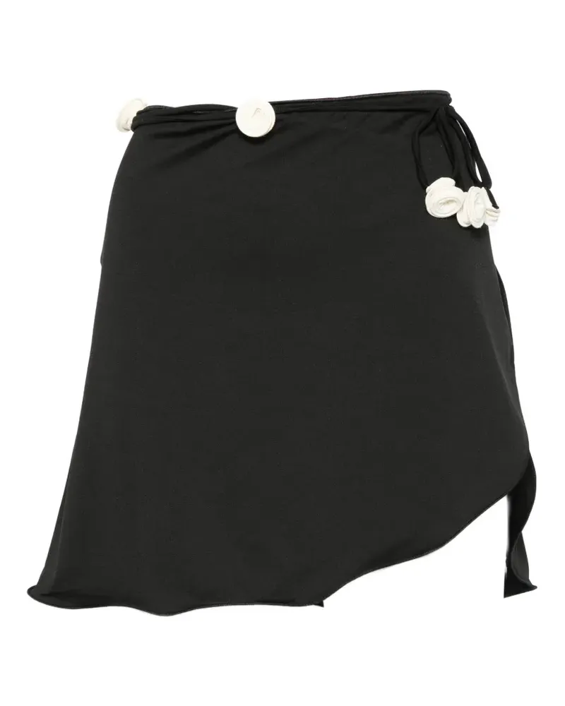 La Reveche Kaftan mit Muschelverzierung - Schwarz Schwarz