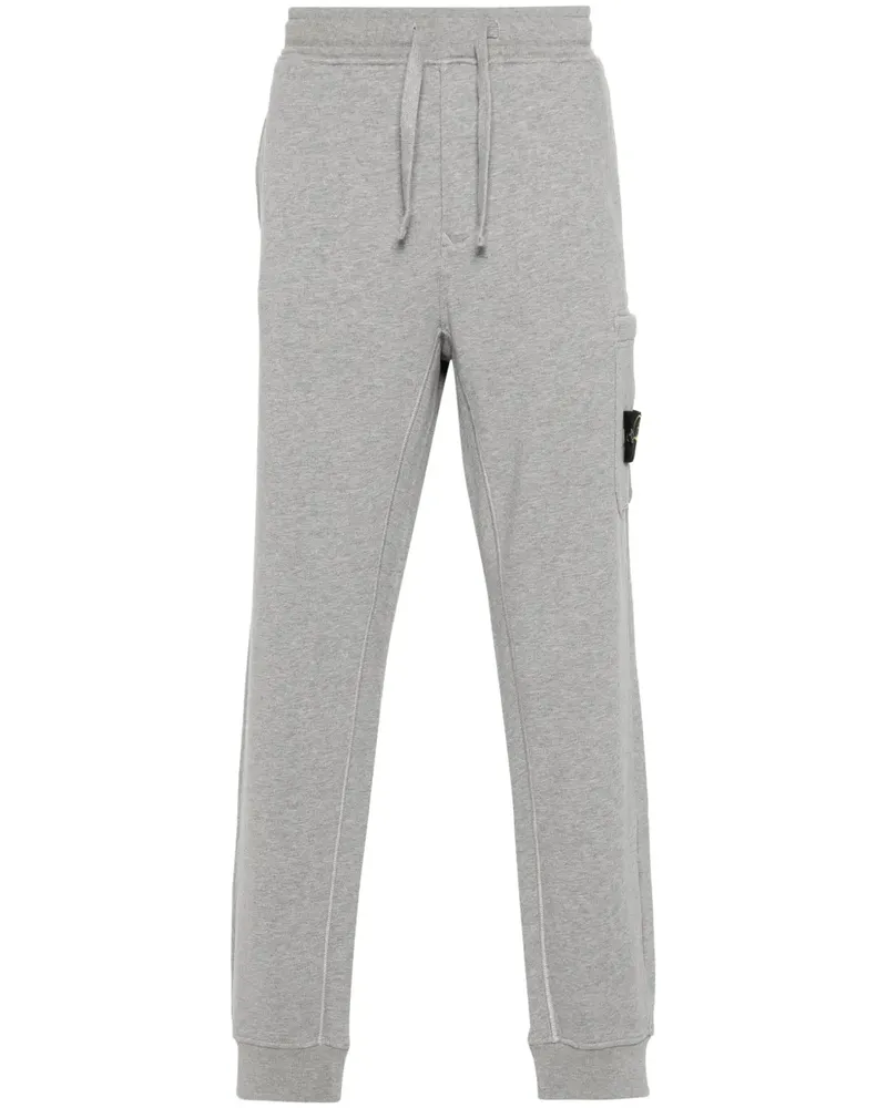 Stone Island Jogginghose mit Kompass-Patch - Grau Grau