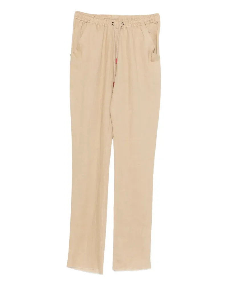 Kiton Hose mit Kordelzug - Nude Nude