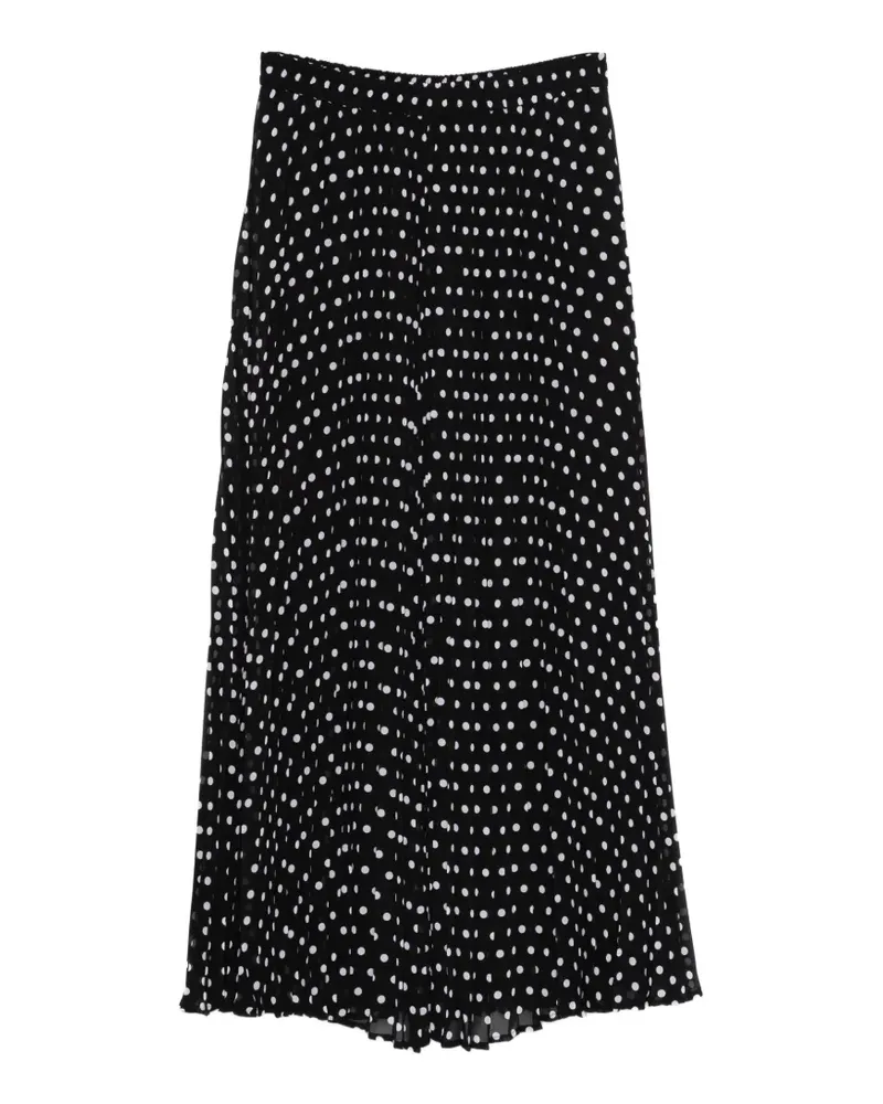 Michael Kors Maxirock mit Polka-Dots - Schwarz Schwarz