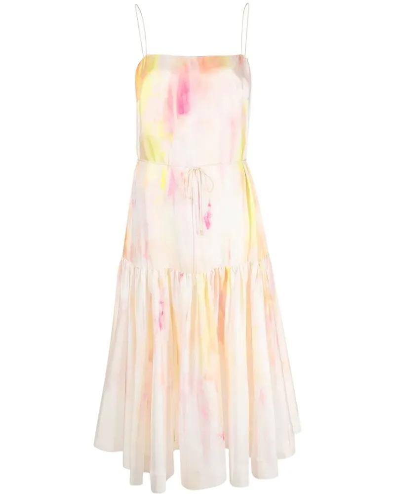 Zimmermann Prima Seidenkleid - Rosa Rosa