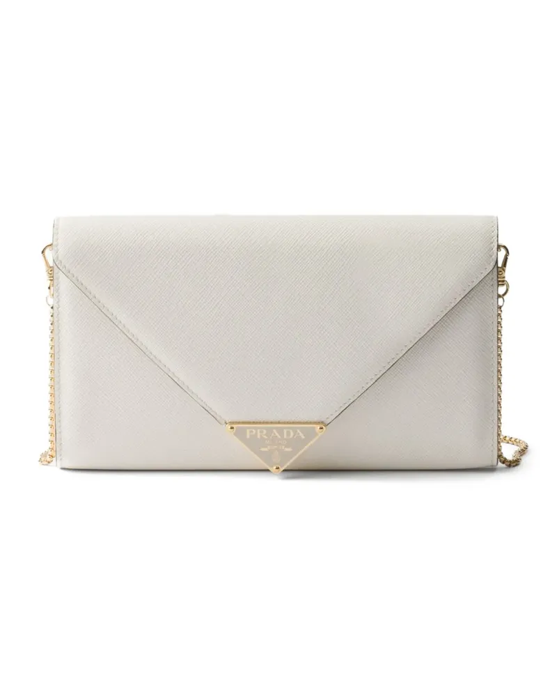 Prada Mini-Tasche aus Saffiano-Leder - Nude Nude