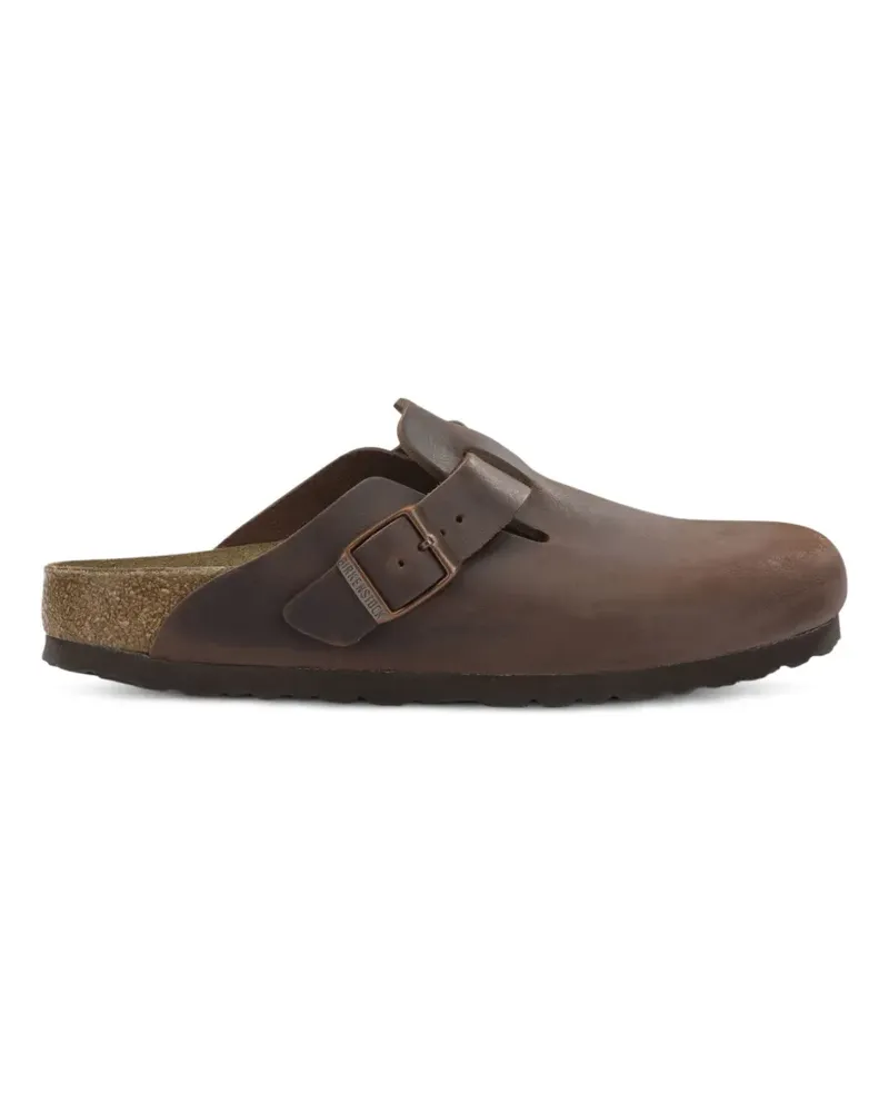 Birkenstock Boston buckle-fastening mules - Braun Braun