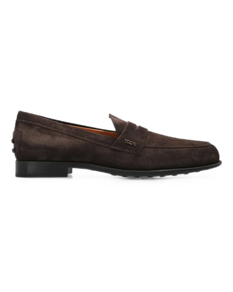 TOD'S suede loafers - Braun Braun