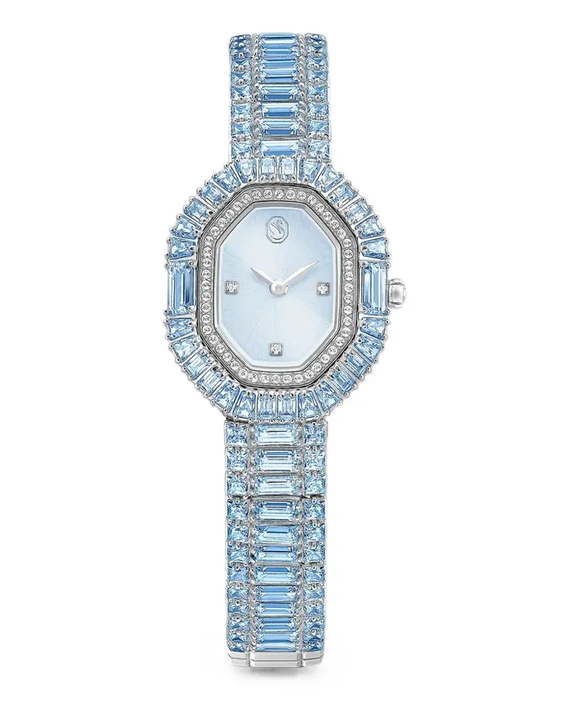 Swarovski Matrix Armbanduhr mit Kristallen 30mm - Blau Blau