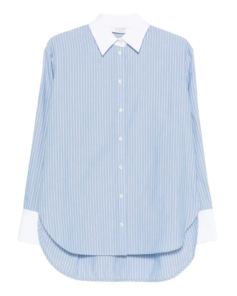 TELA Gestreiftes Hemd - Blau Blau
