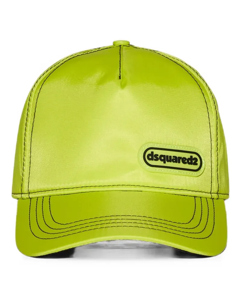 Dsquared2 logo-patch baseball cap - Gelb Gelb