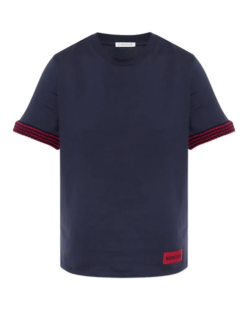 Moncler short-sleeves T-shirt - Blau Blau