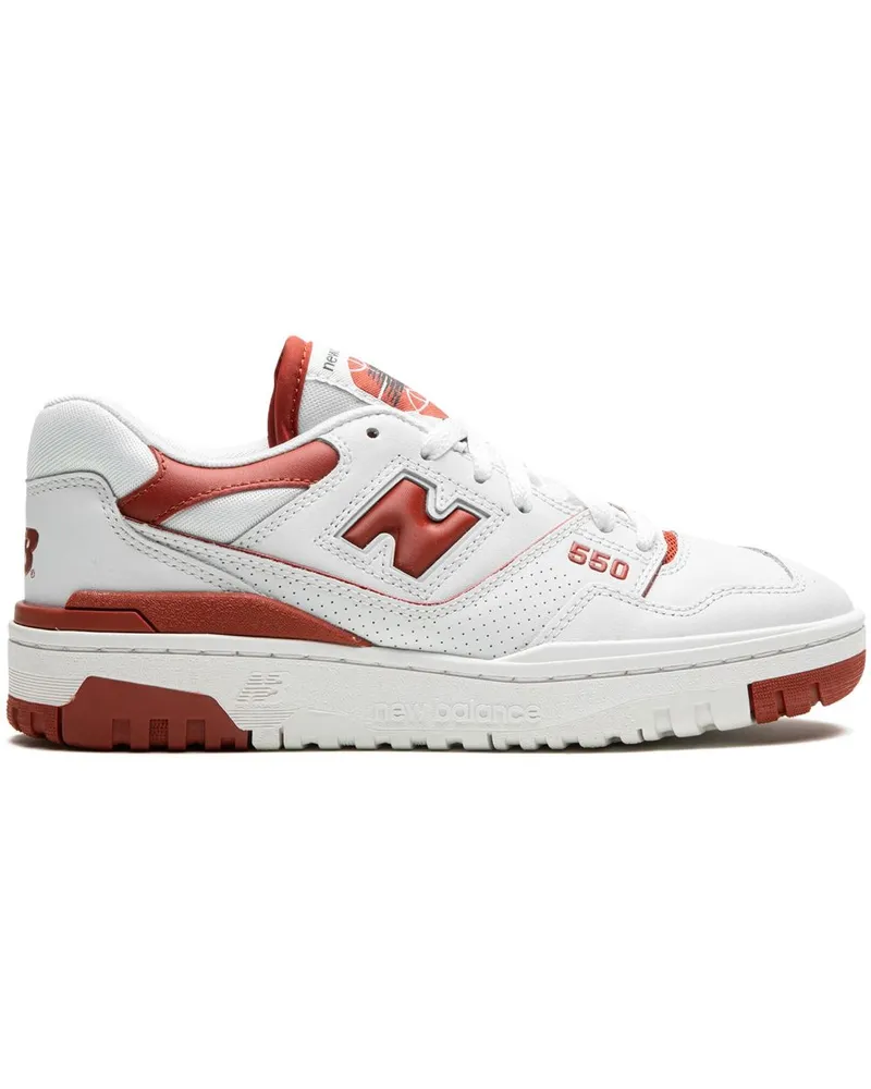 New Balance Sneakers mit Logo-Prägung - Weiß Weiß