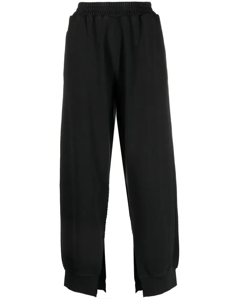 Maison Margiela Jogginghose mit Schlitzen - Schwarz Schwarz