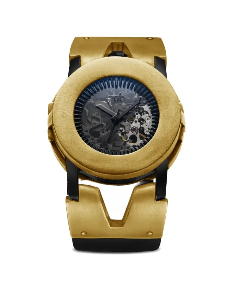fob Paris Skeleton 41mm Watch - Schwarz Schwarz
