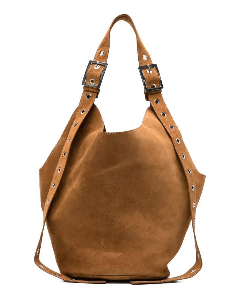 Dondup big suede shoulder bag - Braun Braun