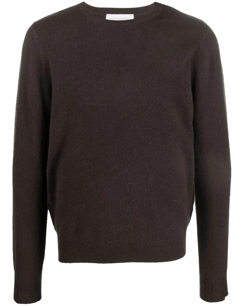 extreme cashmere Pullover mit rundem Ausschnitt - Braun Braun