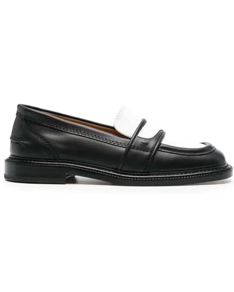 Kitsuné Loafer mit Einsätzen 25mm - Schwarz Schwarz