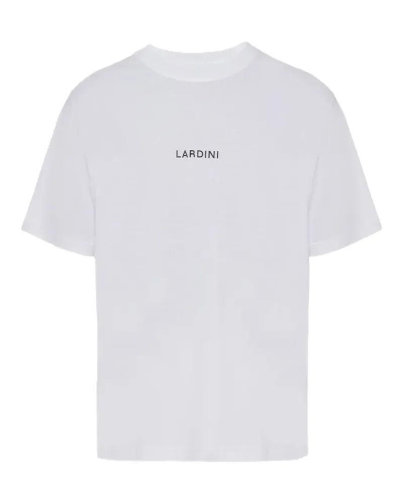 LARDINI T-Shirt mit Logo-Print - Weiß Weiß