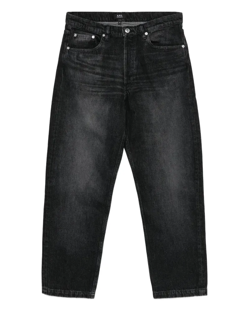 A.P.C. Jeans mit geradem Bein - Schwarz Schwarz