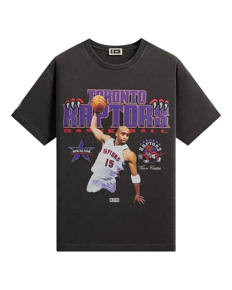 KITH x NBA Toronto Raptors Vince Carter graphic-print T-shirt - Grau Grau