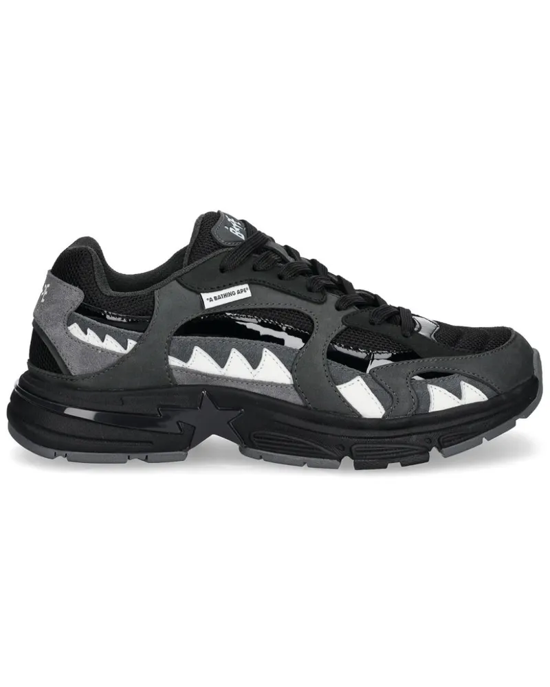 BAPE Shark STA Sneakers - Schwarz Schwarz
