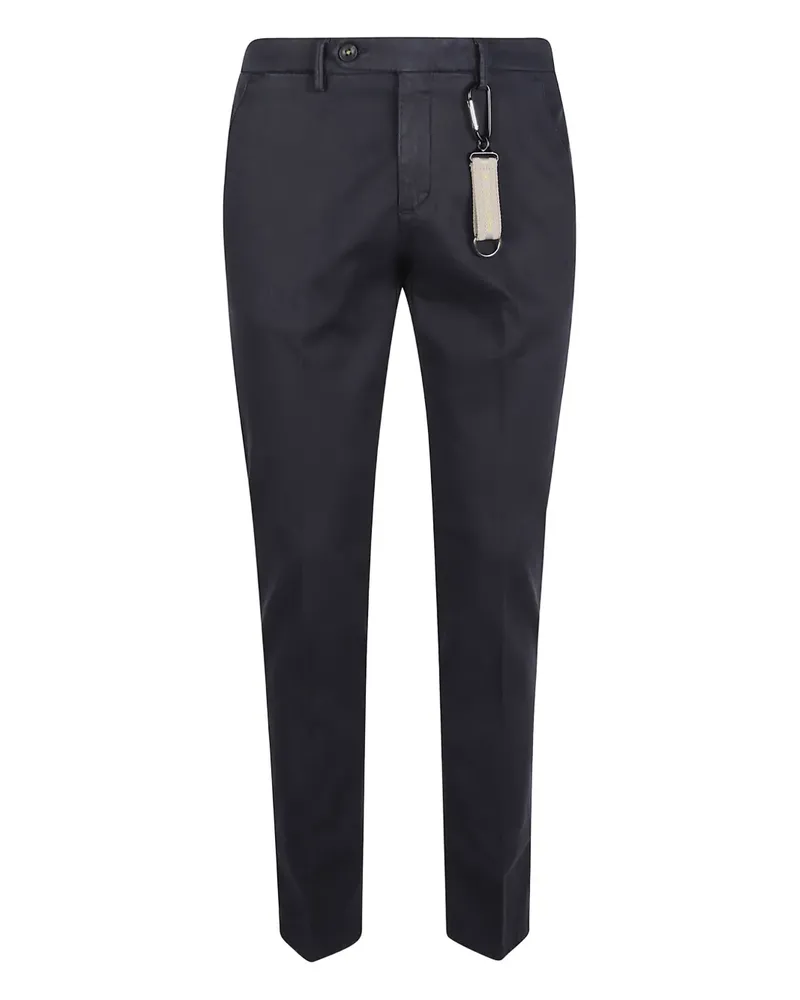 Manuel Ritz clip-detail trousers - Blau Blau
