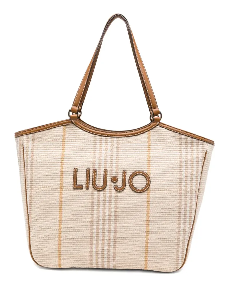 Liu Jo Shopper mit Logo-Patch - Nude Nude