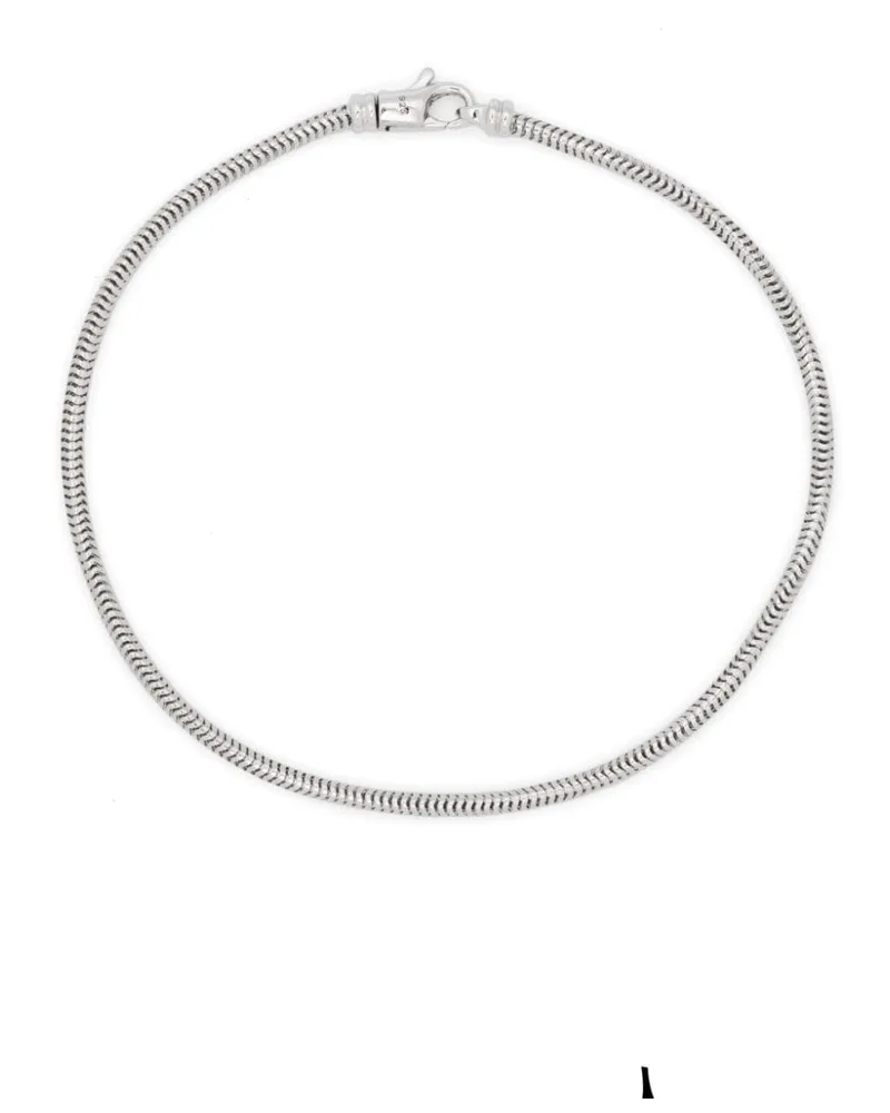 Tom Wood Schmales Snake Armband - Silber Silber