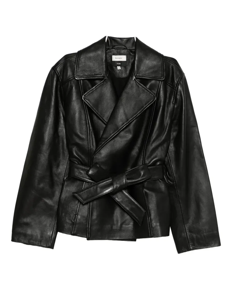 Reformation Veda jaden jacket - Schwarz Schwarz