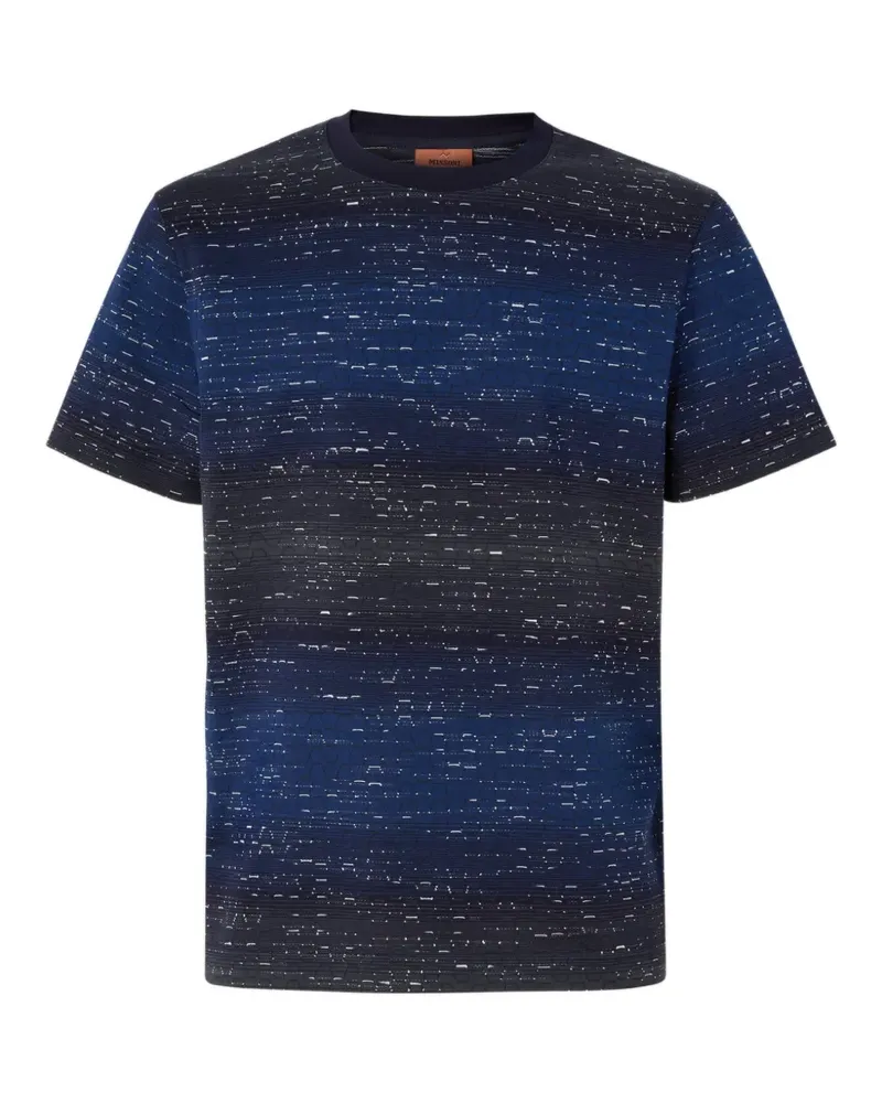 Missoni printed T-shirt - Blau Blau