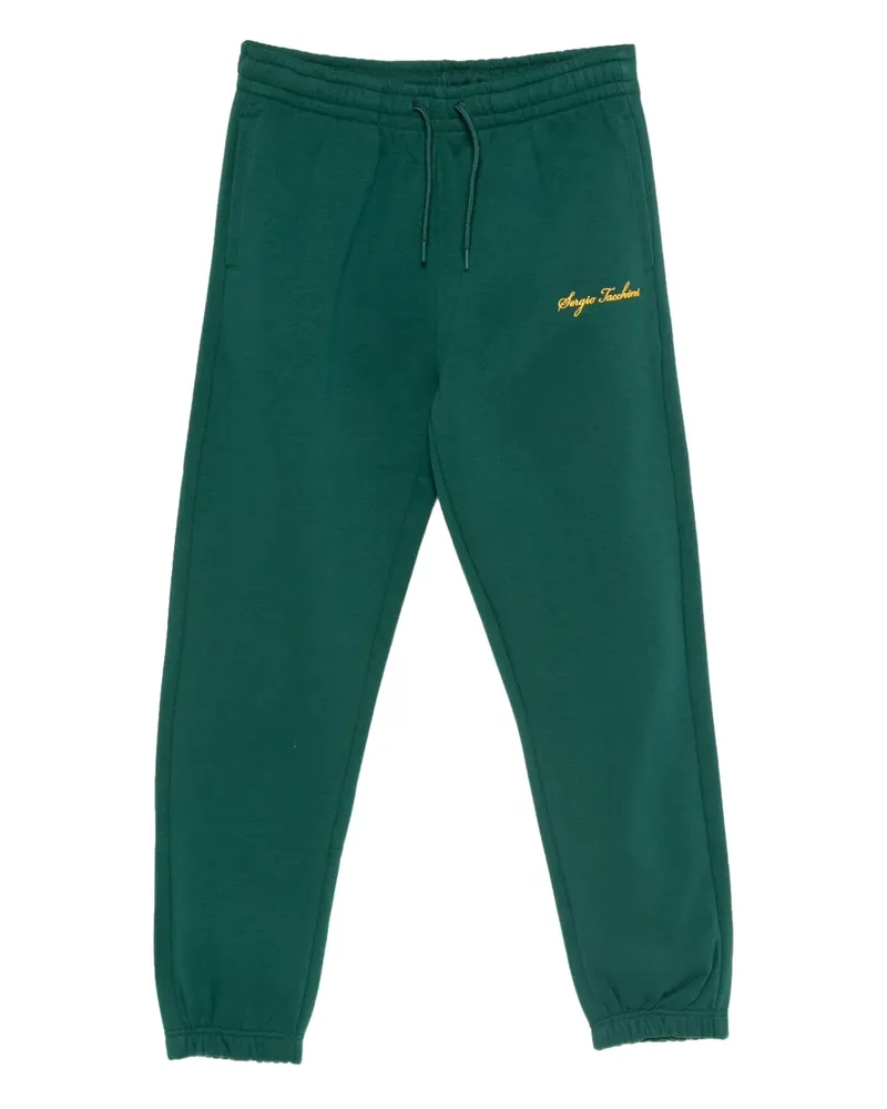 Sergio Tacchini Hose mit Kordelzug und Logo - Grün Grün