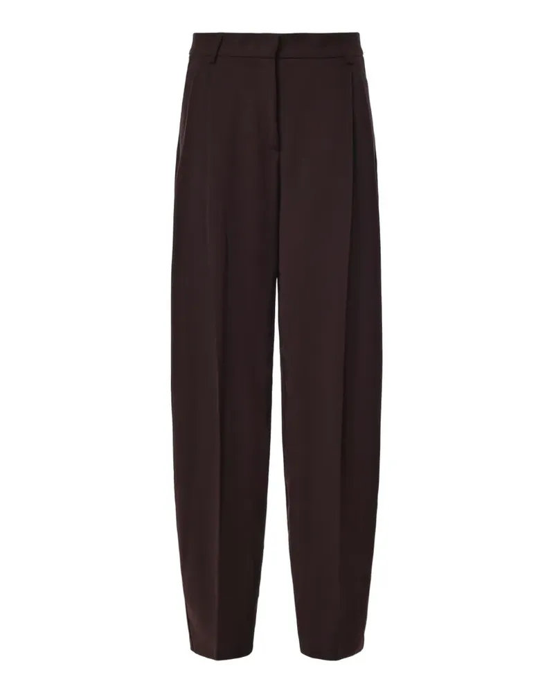 ANDAMANE pleated tapered trousers - Braun Braun