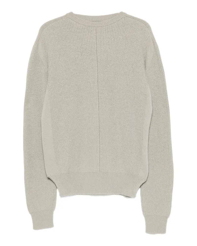 DRKSHDW by Rick Owens Gerippter Pullover mit Einsätzen - Nude Nude