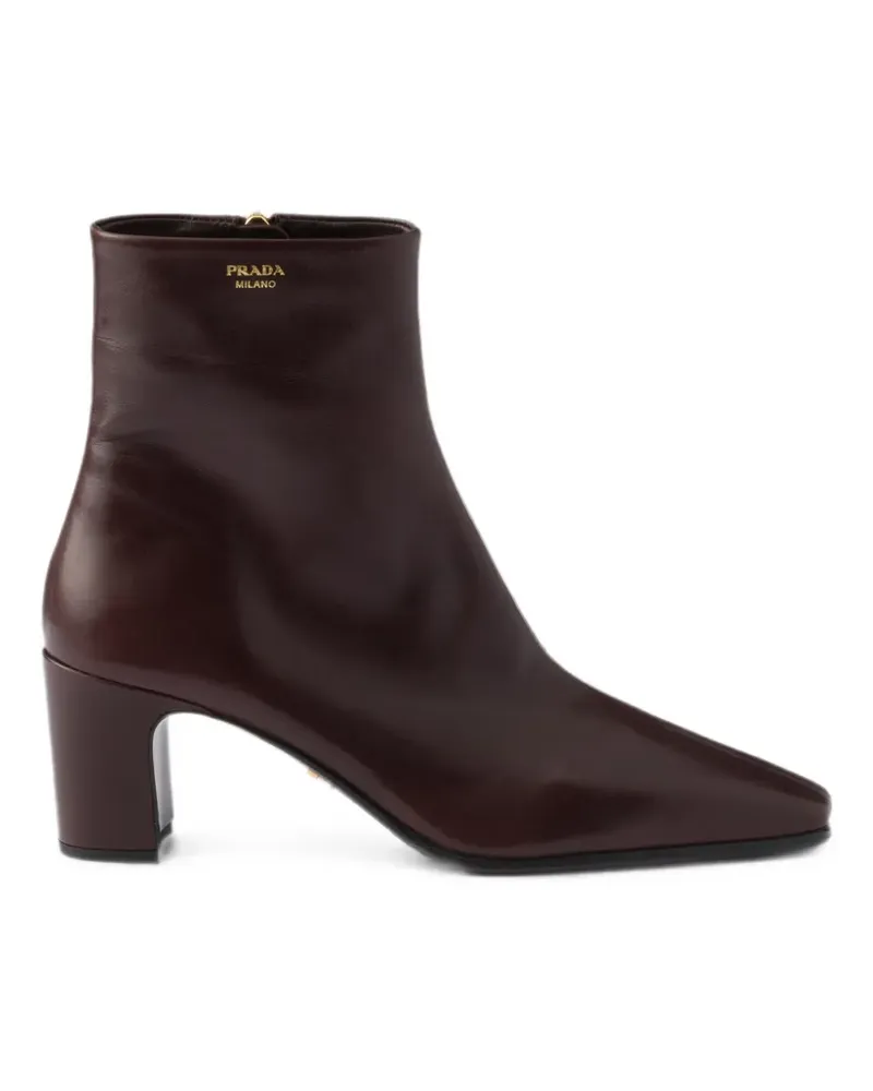 Prada leather booties - Braun Braun