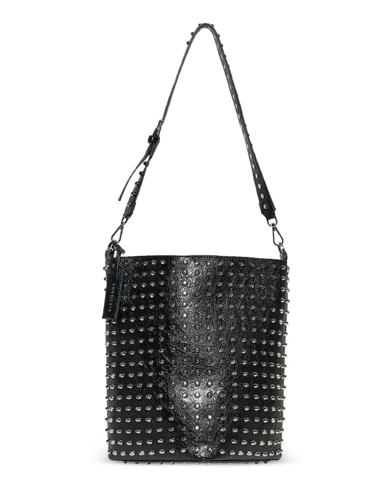 John Richmond Beuteltasche mit Nieten - Schwarz Schwarz