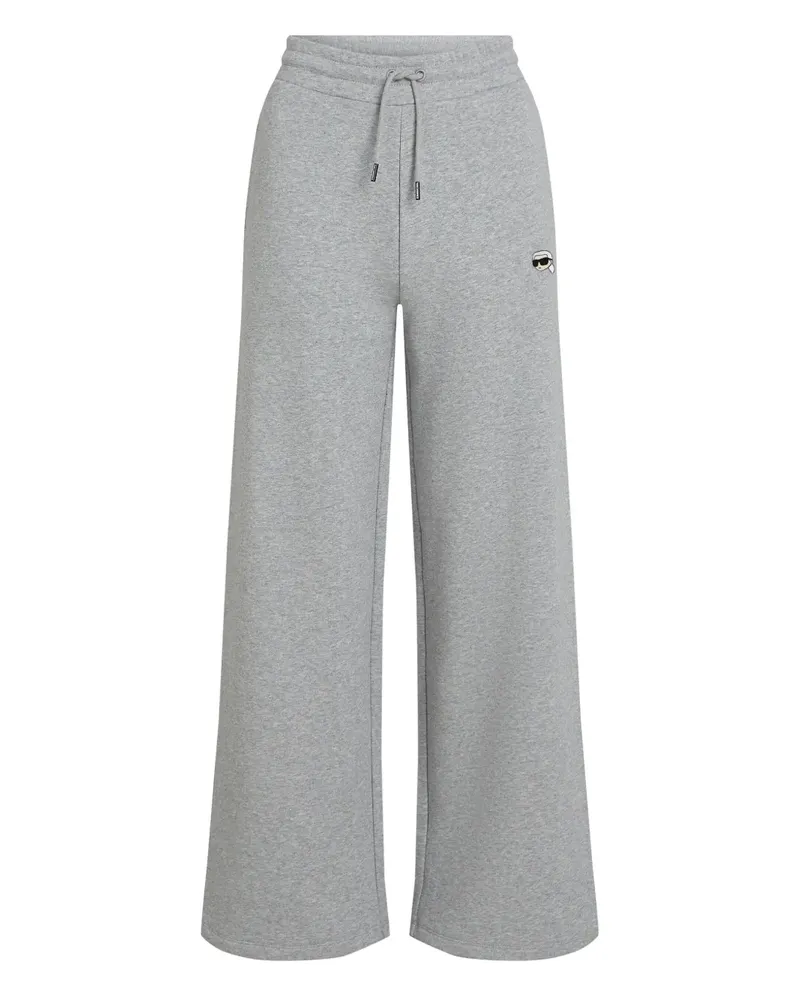 Karl Lagerfeld Ikon Jogginghose mit weitem Bein - Grau Grau
