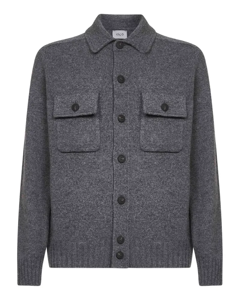 D4.0 Jacke aus Schurwolle - Grau Grau