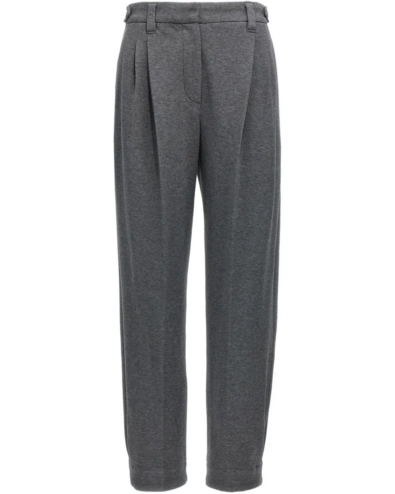 Brunello Cucinelli Hose aus Baumwollgemisch - Grau Grau