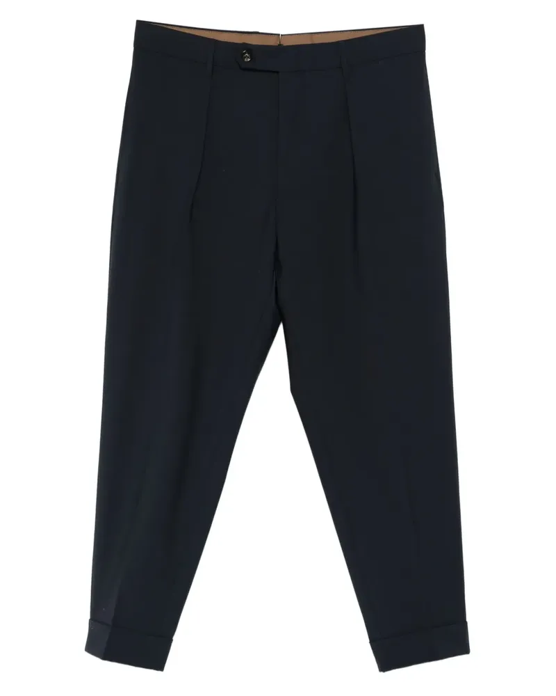 Berwich Chiaia pleated trousers - Blau Blau