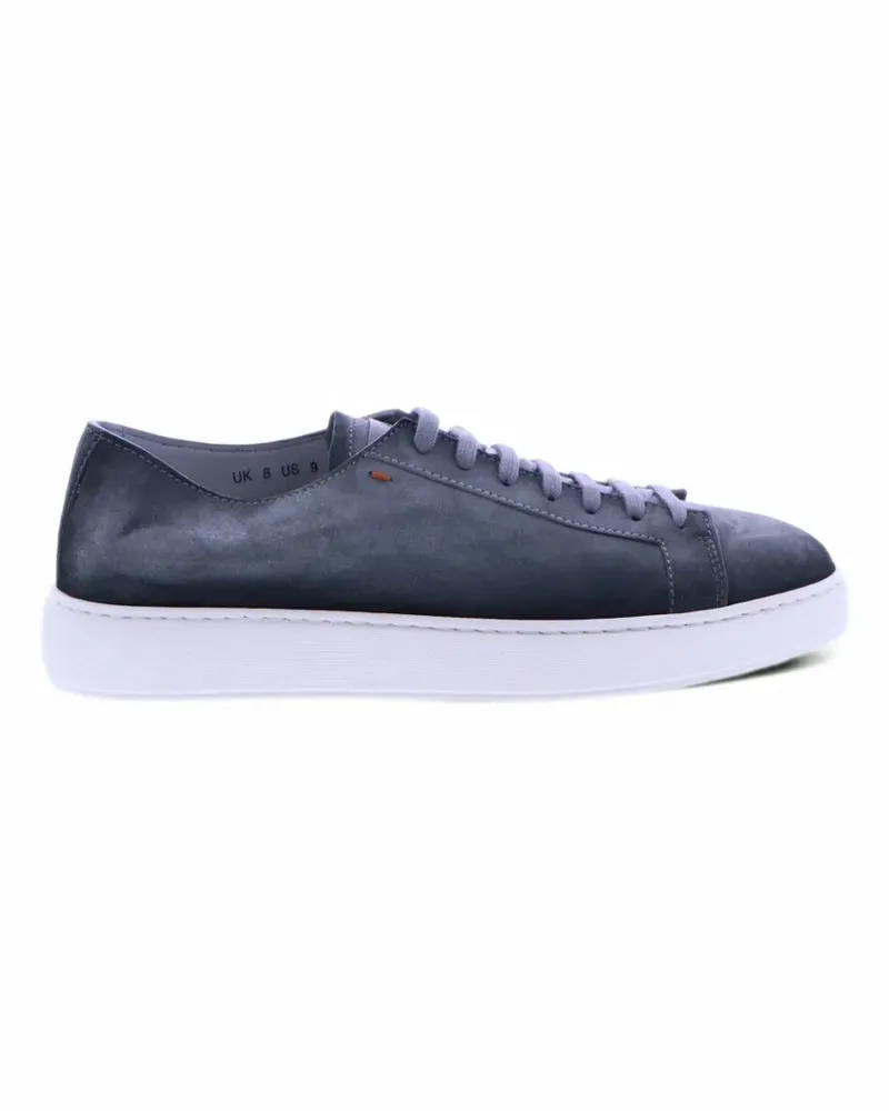 Santoni Sneakers aus Wildleder - Grau Grau