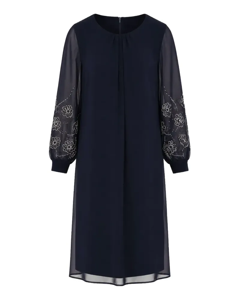 Frank Lyman floral-embroidered mini dress - Blau Blau