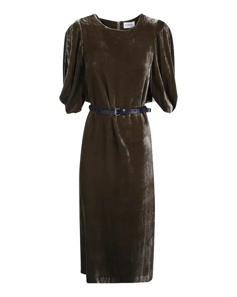 P.A.R.O.S.H. P.A.R.O H. Kleid mit Puffärmeln - Braun Braun